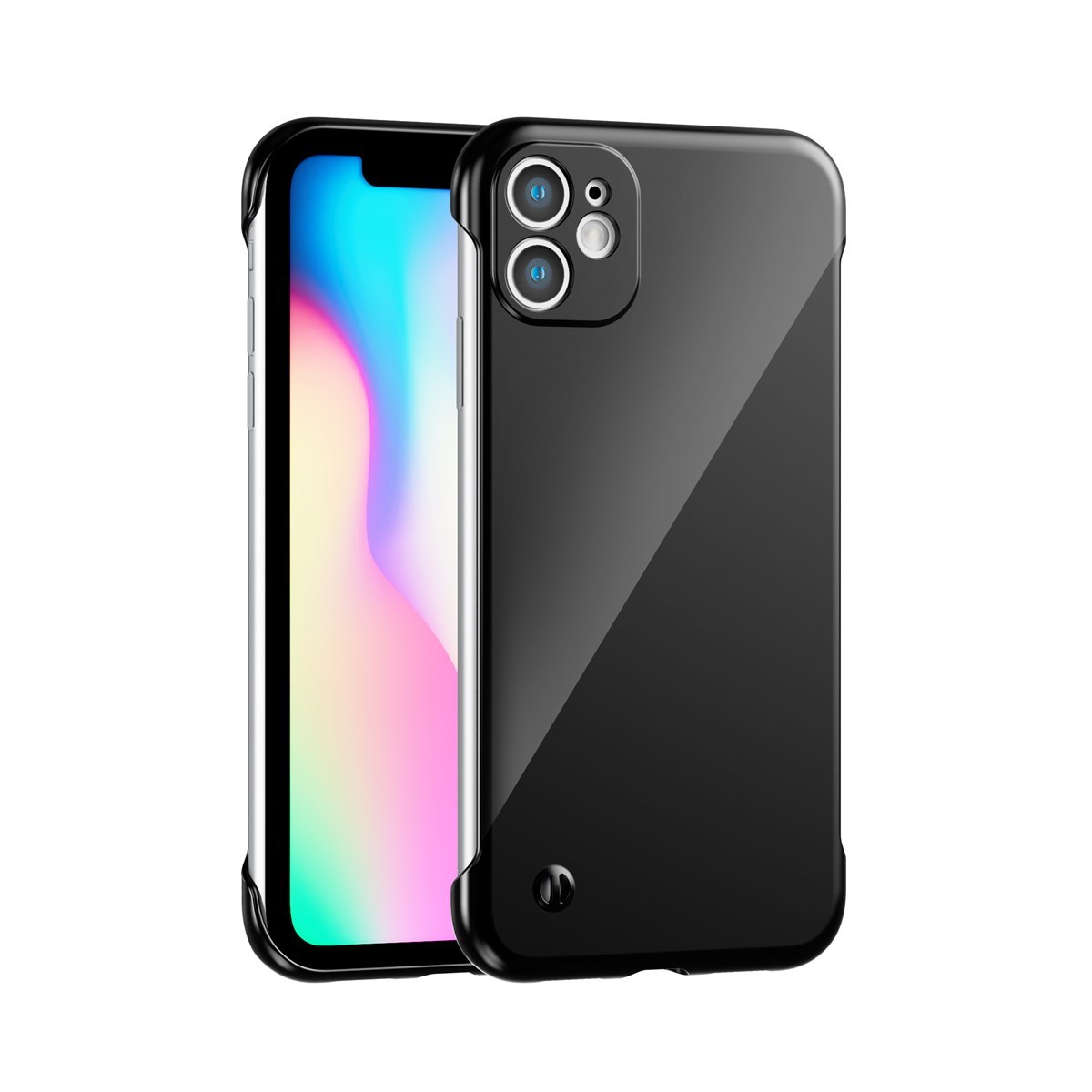 iPhone 11 Uyumlu Kamera Korumalı Yanları Açık Sararmaz Sert Mika Şeffaf Kılıf