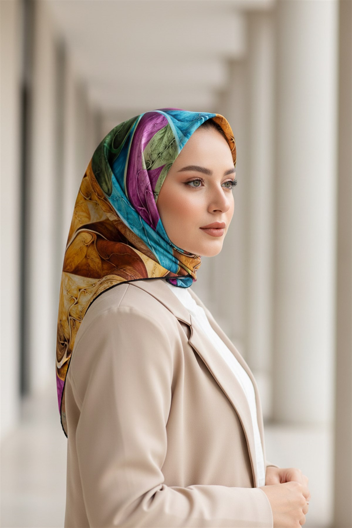 Twill İpek Eşarp