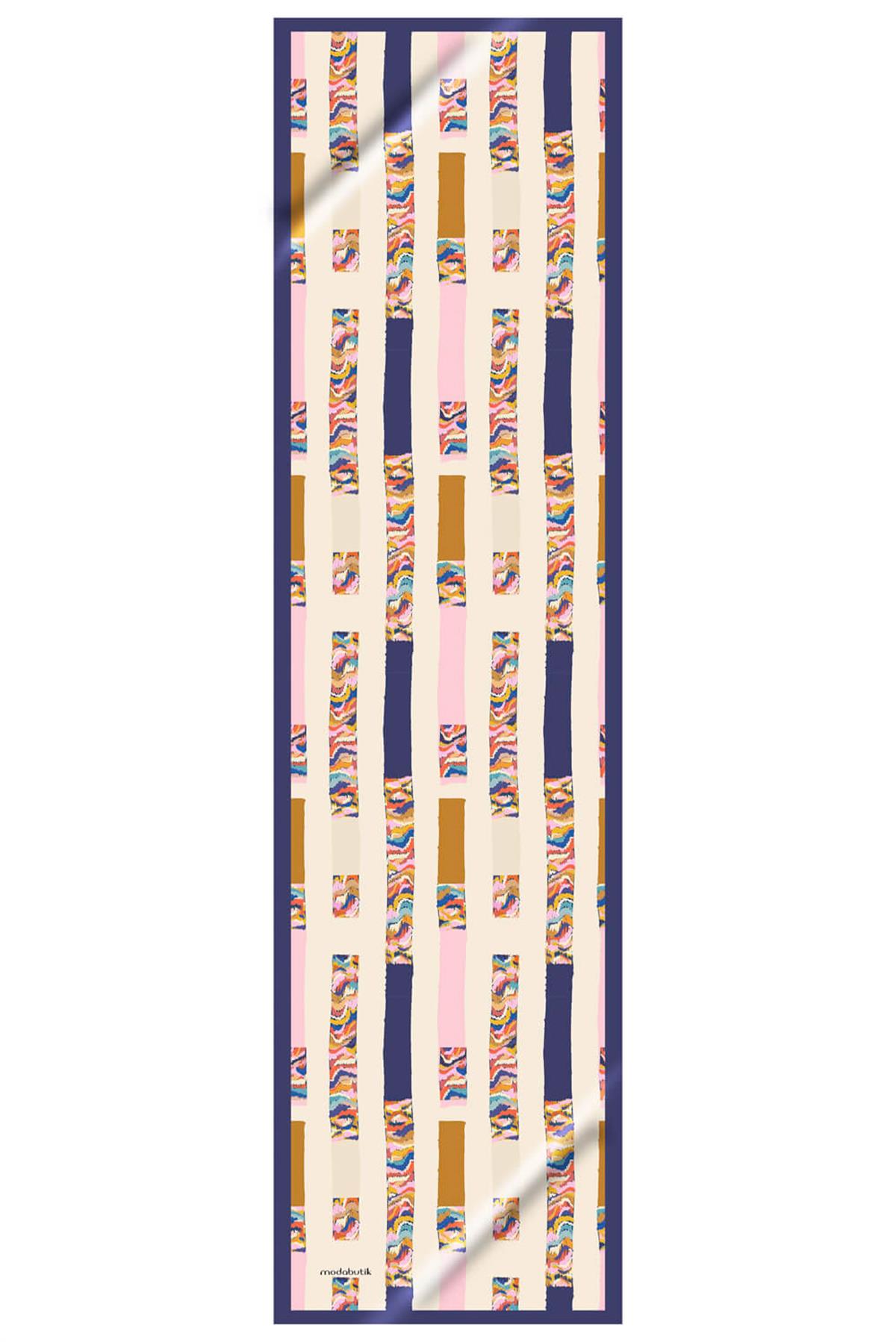 I111 Modabutik Geometrik Desenli Kadın Fular