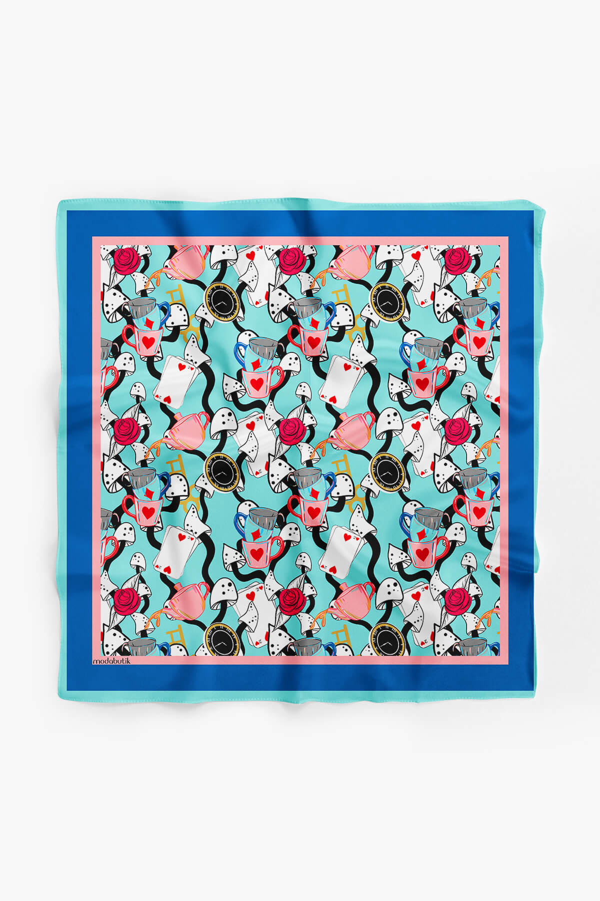 G34 Modabutik Alice Desenli Bandana