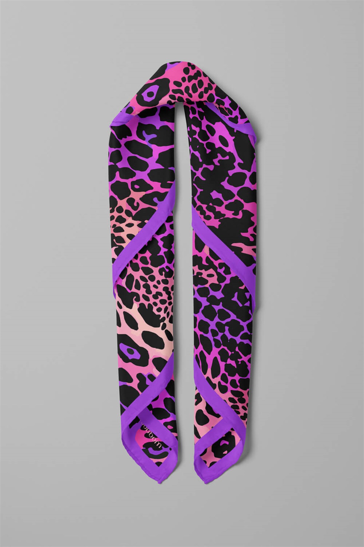 A33 Violla Leopar Desenli Bandana