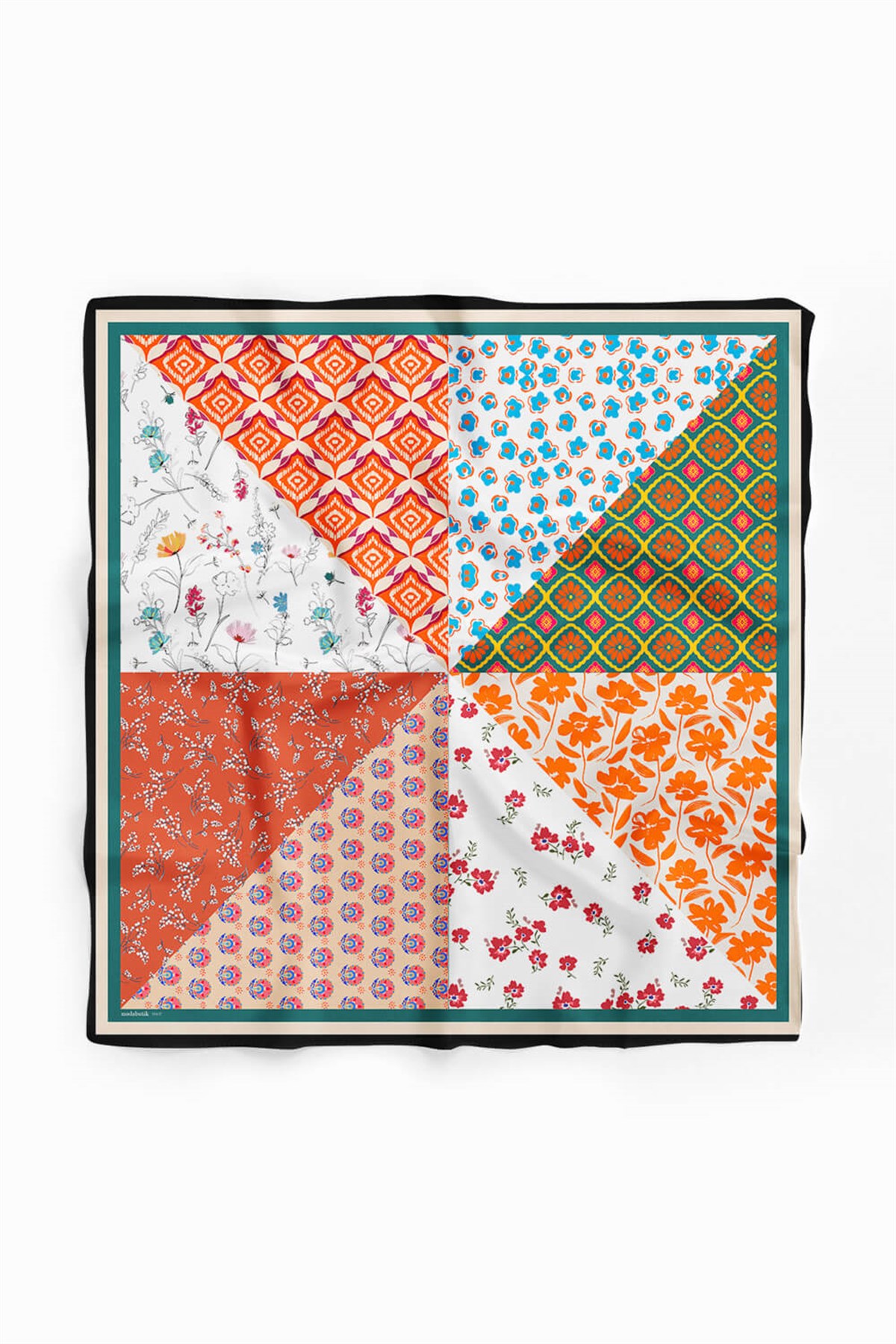 Violla B14 ETNIK ŞALLI PAISLEY BANDANA DG12417