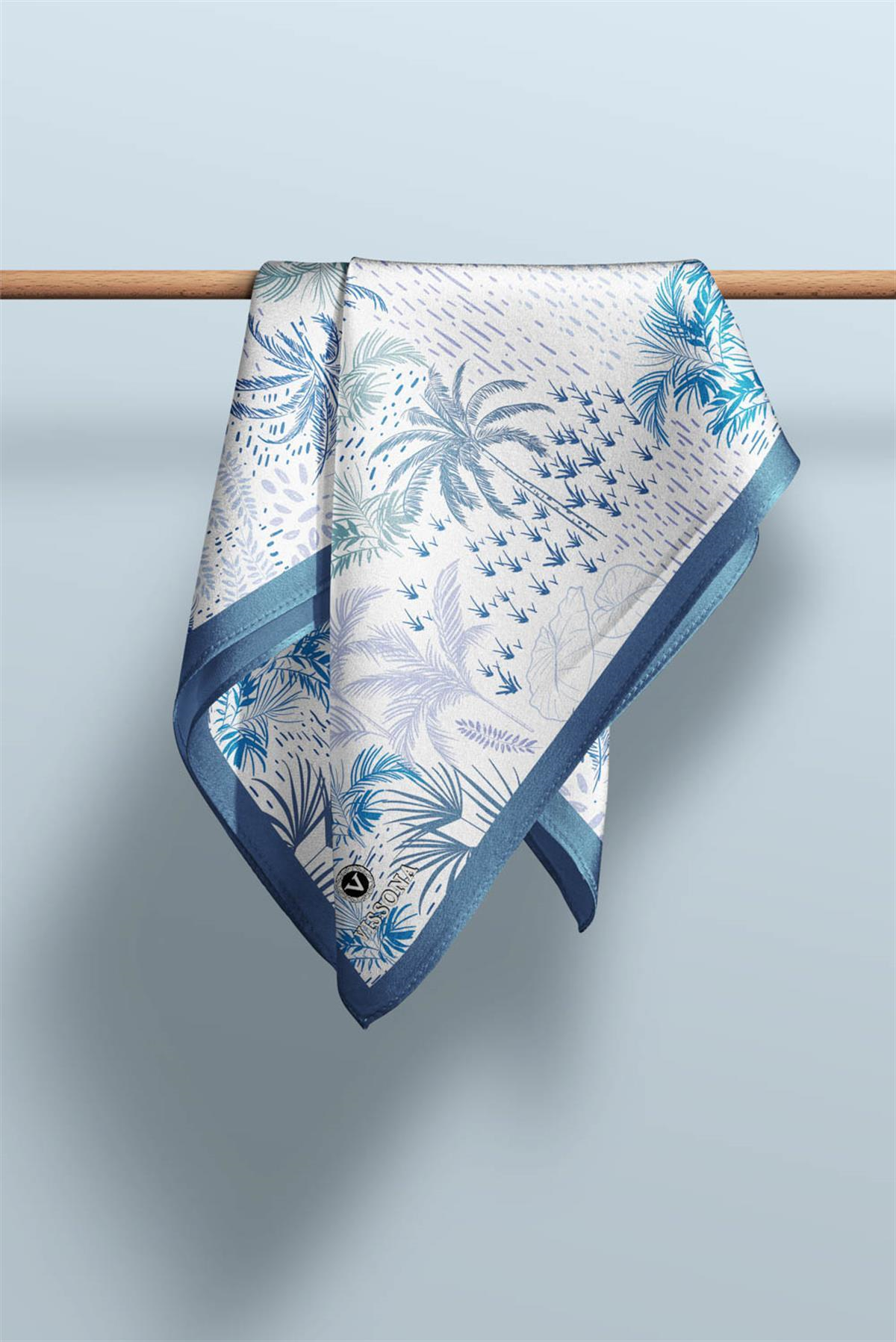 100% Silk Headscarf for Women - 22