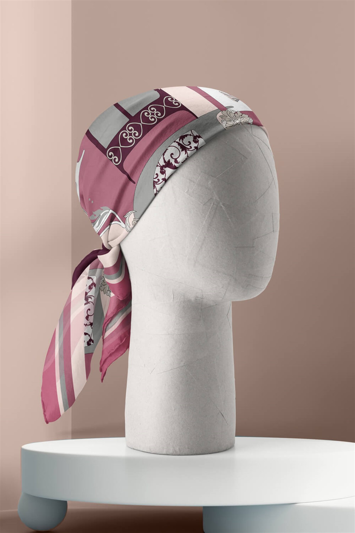 G19 Violla Love Desenli Bandana
