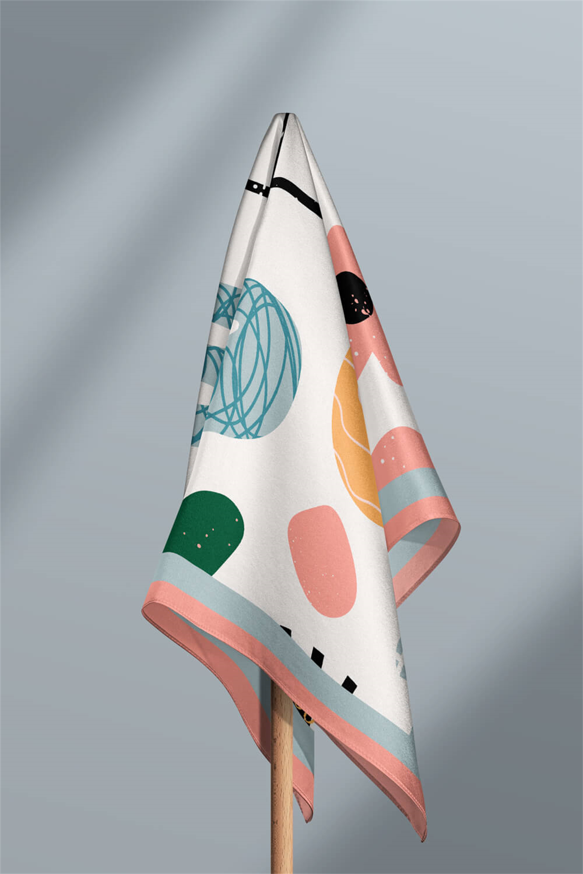 G62 Modabutik Geometri Deseni Bandana