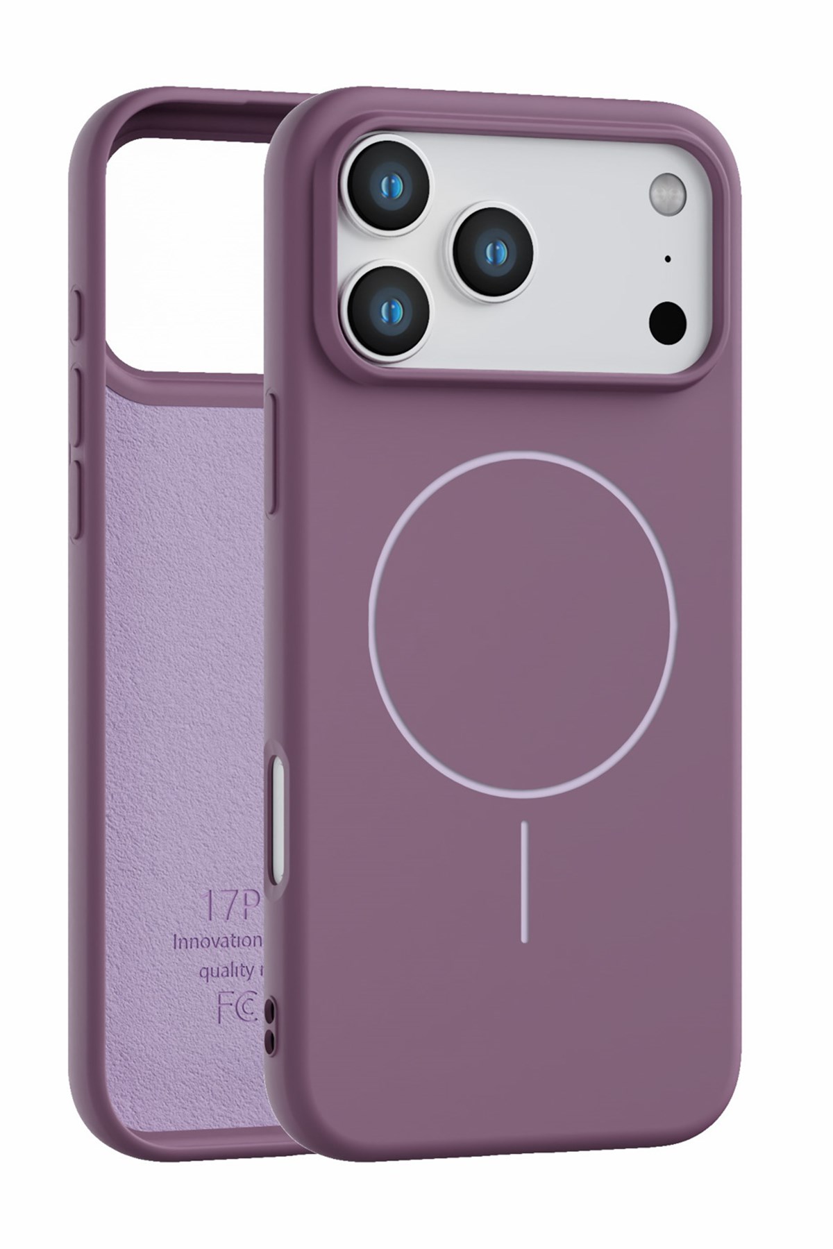 iPhone 17 Pro Max Uyumlu İçi Kadife Magsafe Wireless Şarj Telefon Kılıfı