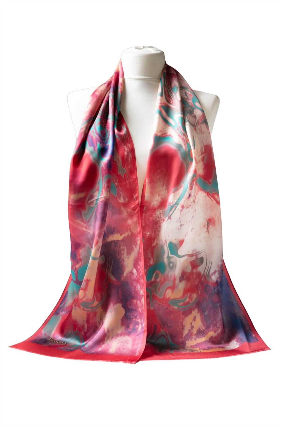 100% Silk Head Scarf for Women - 12