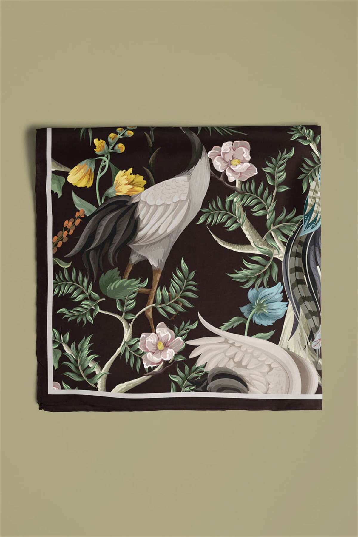 Vissona Wild Desenli İpek Bandana