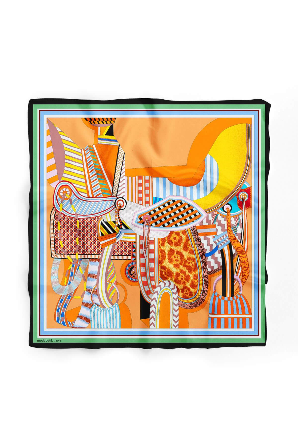 G18 GEOMETRİK DESENLİ  BANDANA