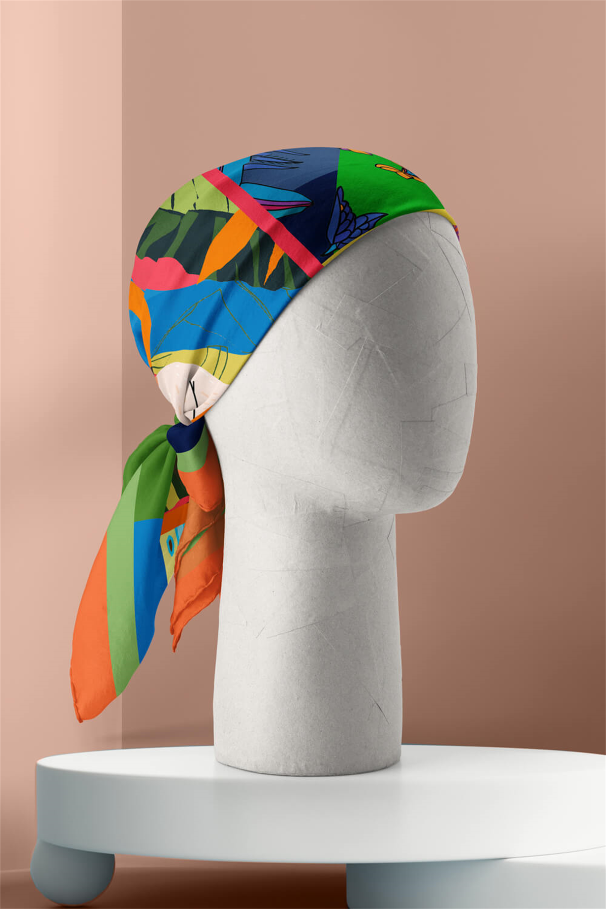 C52 KADIN DESENLİ BANDANA