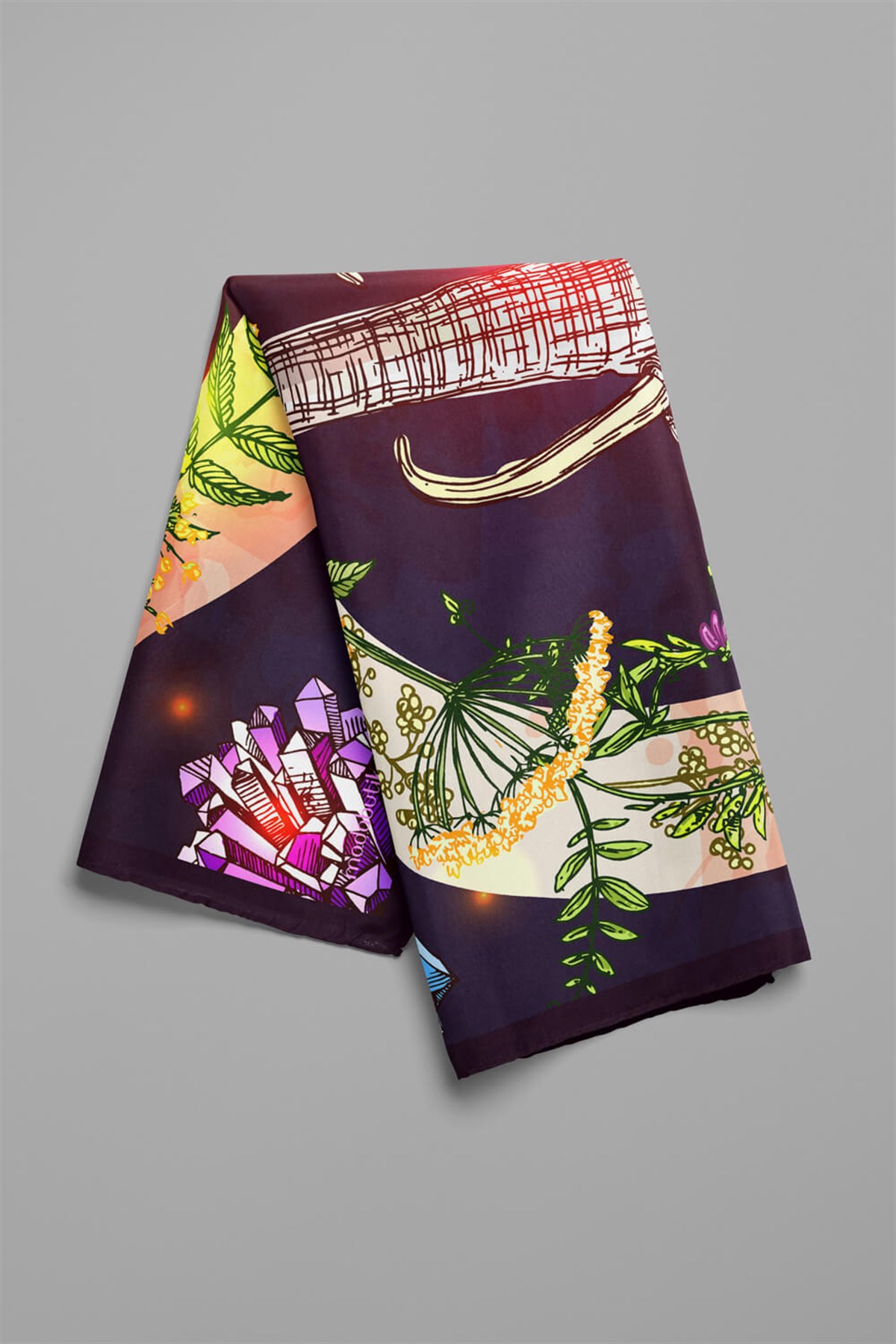 Z9 Violla Fil Desenli Bandana