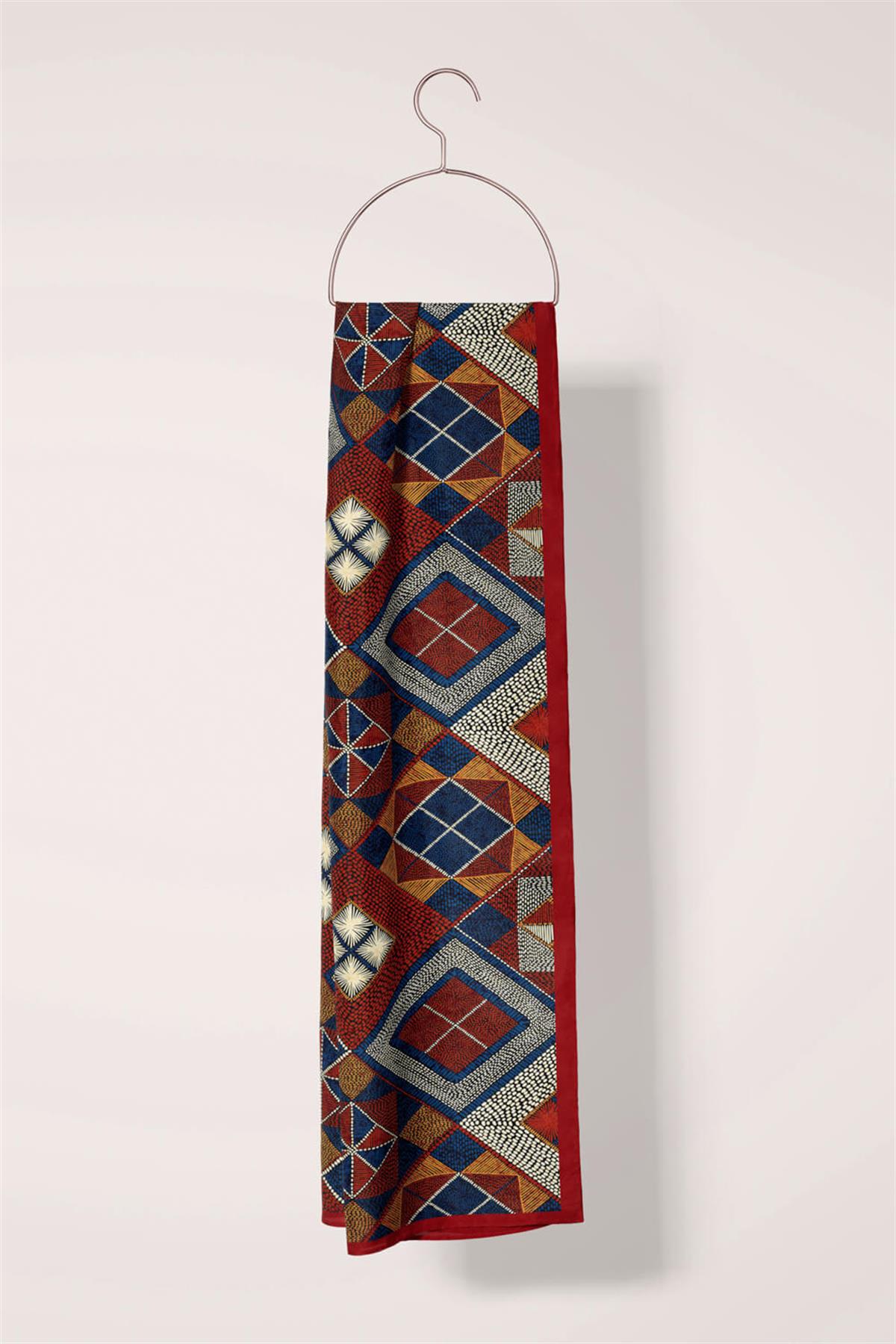 I92 Modabutik Geometri Desenli Fular