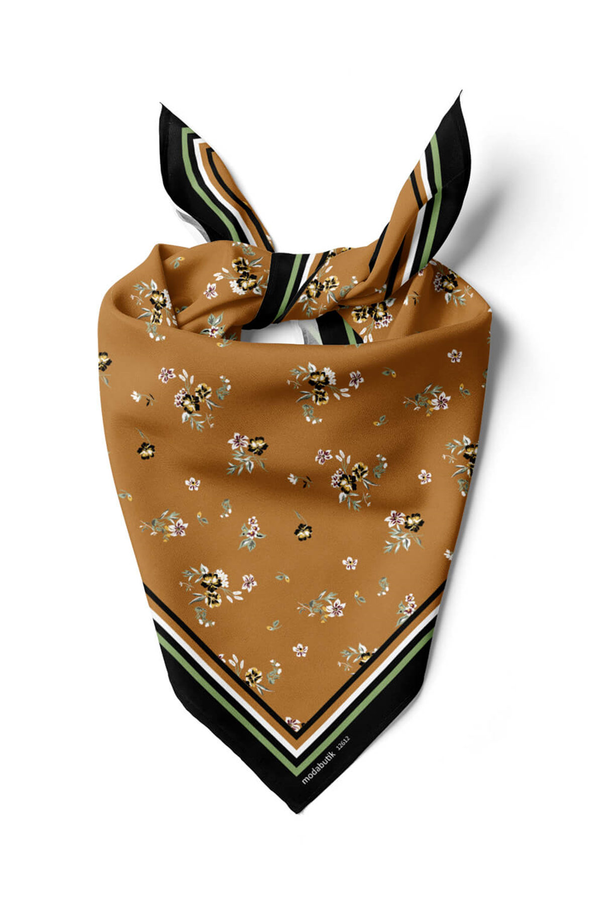 G79 ABSTARCK FLORAL TASARIMLI BANDANA