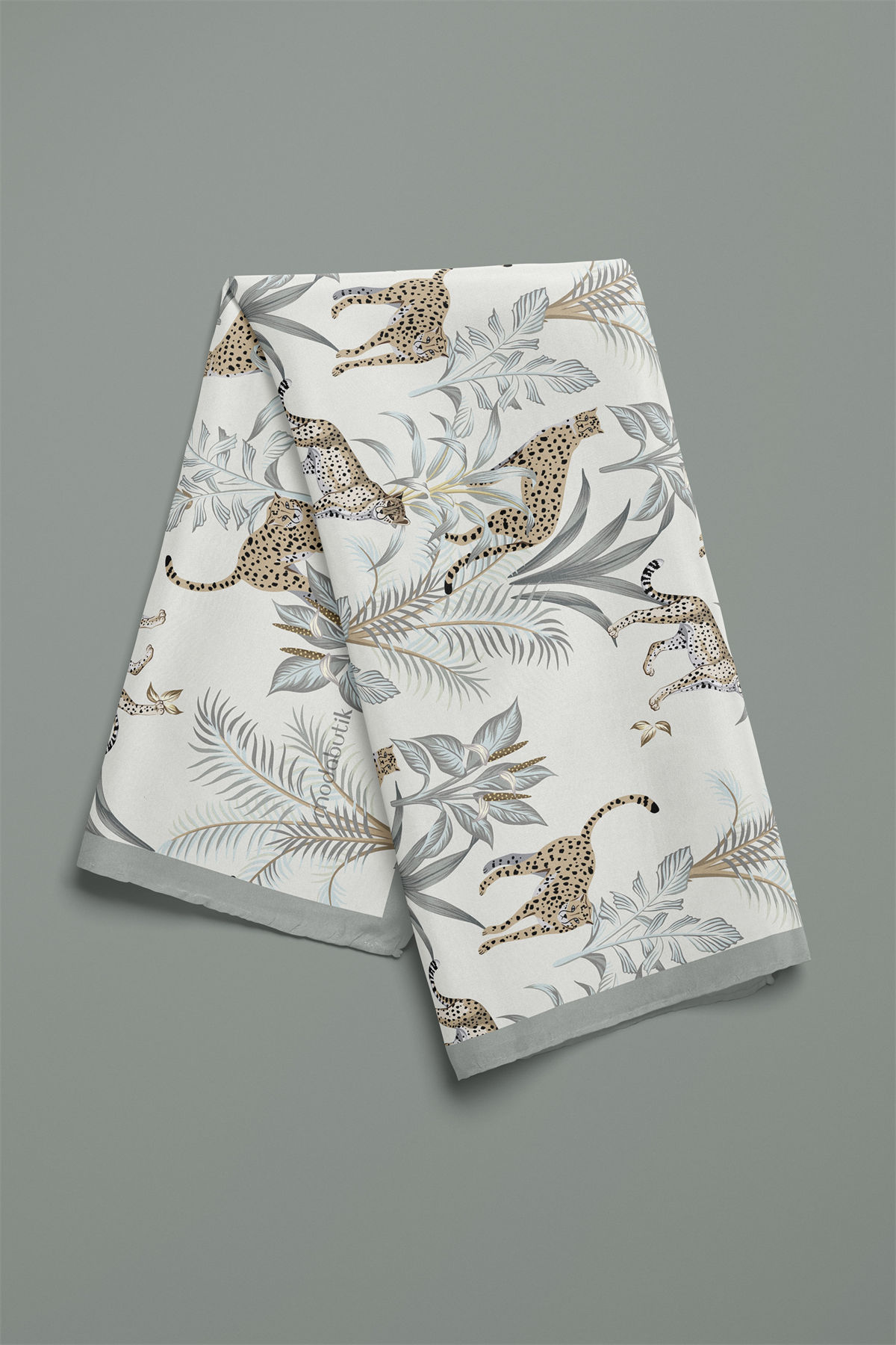 F110 Modabutik Leopar Hayvanı Desenli Bandana