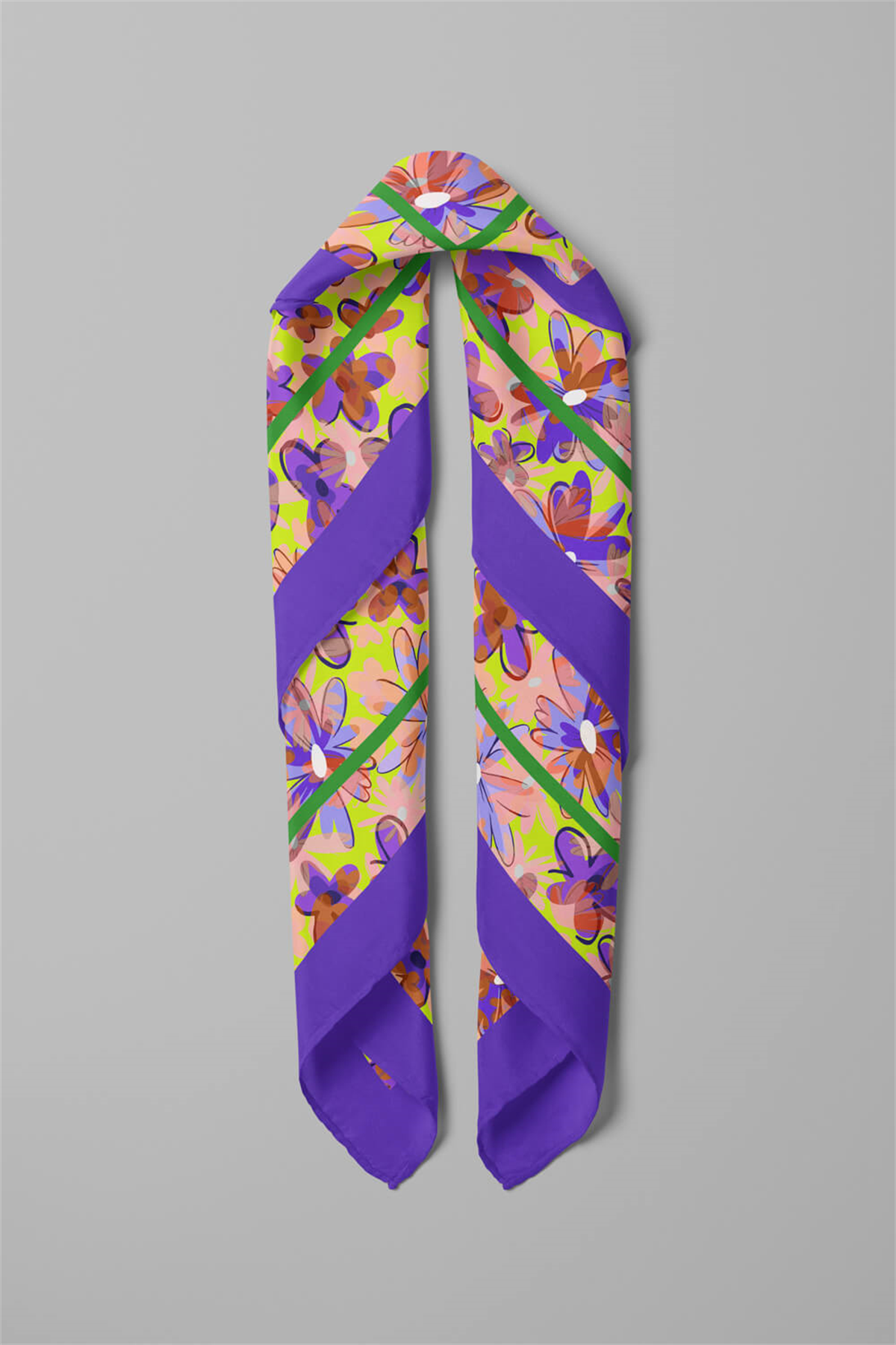 C40 KADIN DESENLİ BANDANA