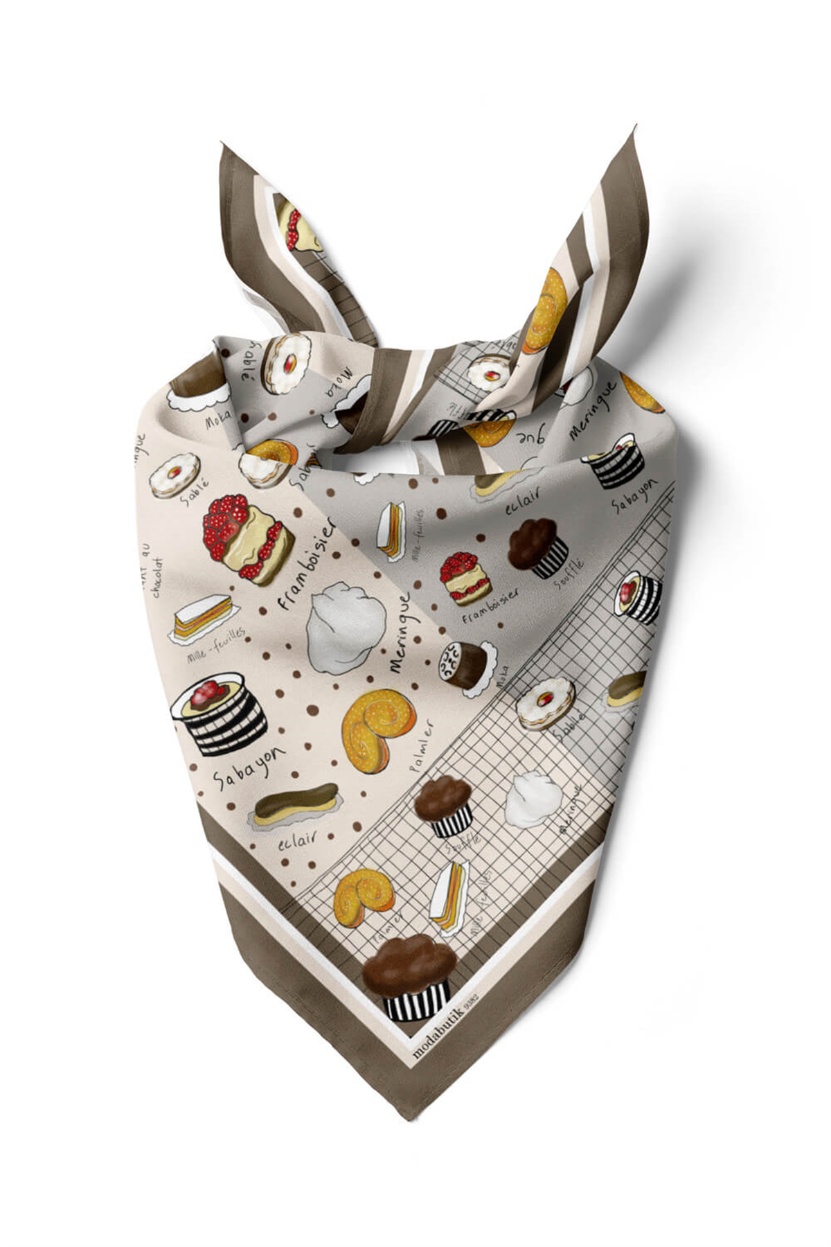 E92 KADIN DESENLİ BANDANA