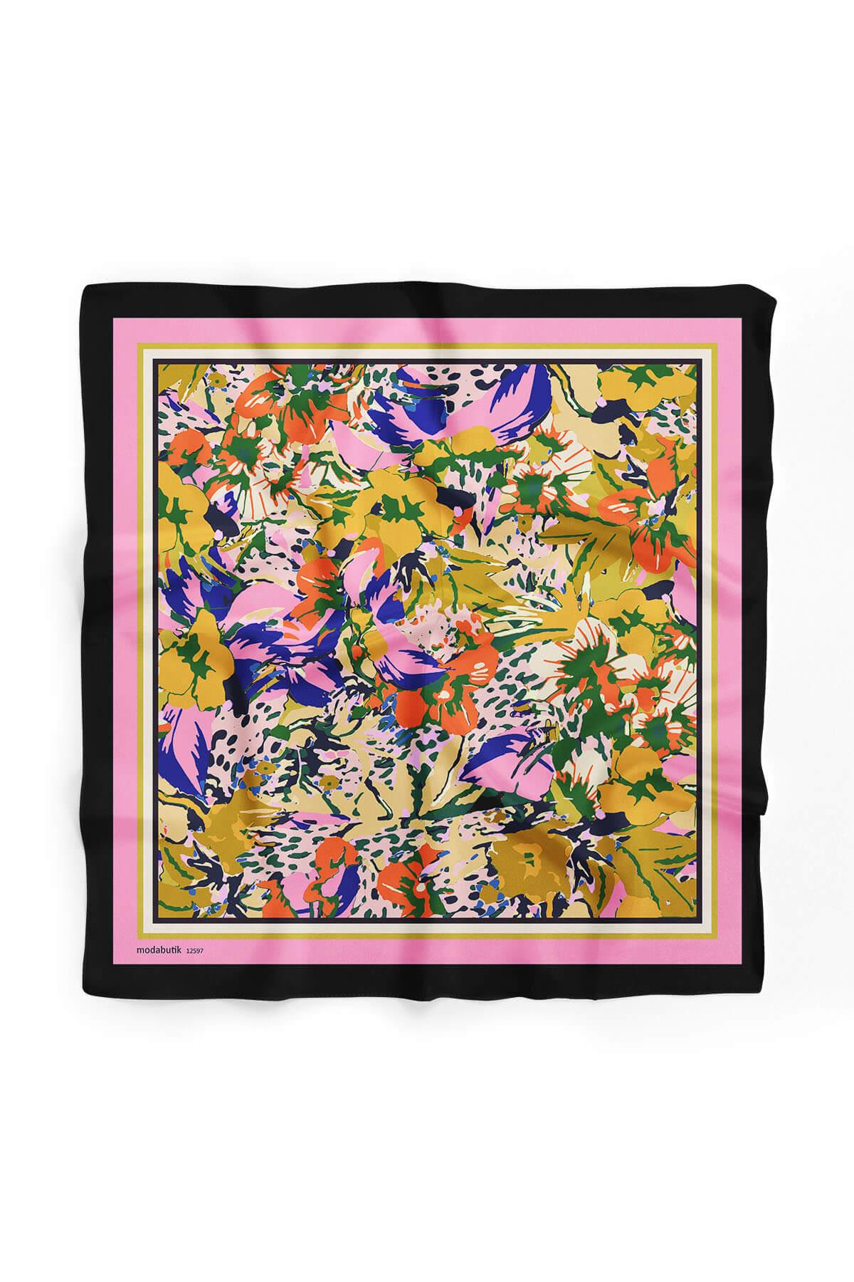 B117 COLORFUL FLOWERS BANDANA
