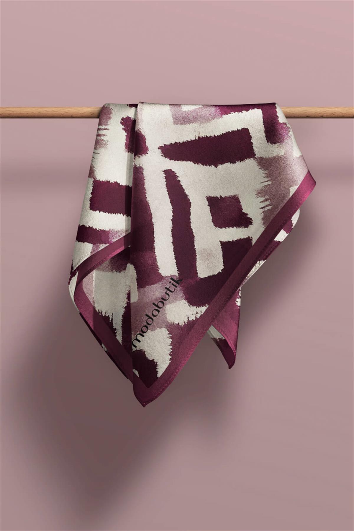 Modabutik Geometri Desenli Fular