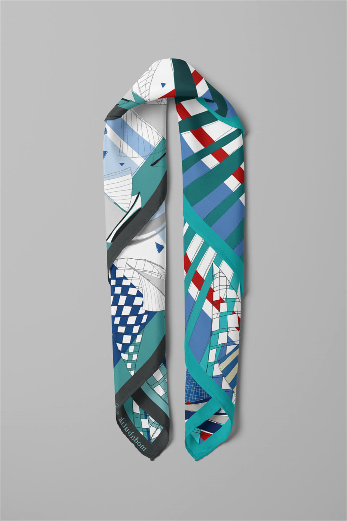 C70  KADIN DESENLİ BANDANA