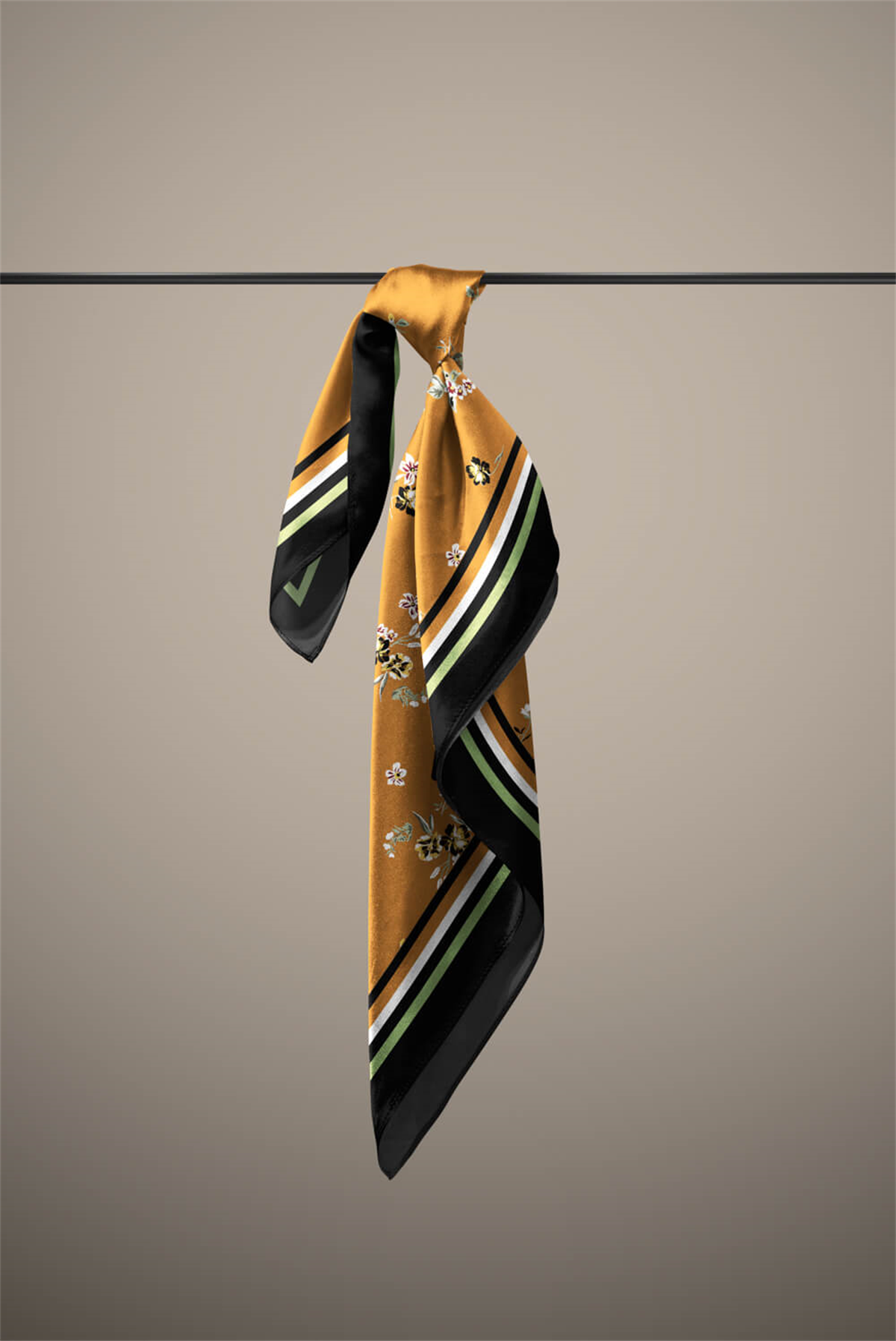 G79 ABSTARCK FLORAL TASARIMLI BANDANA