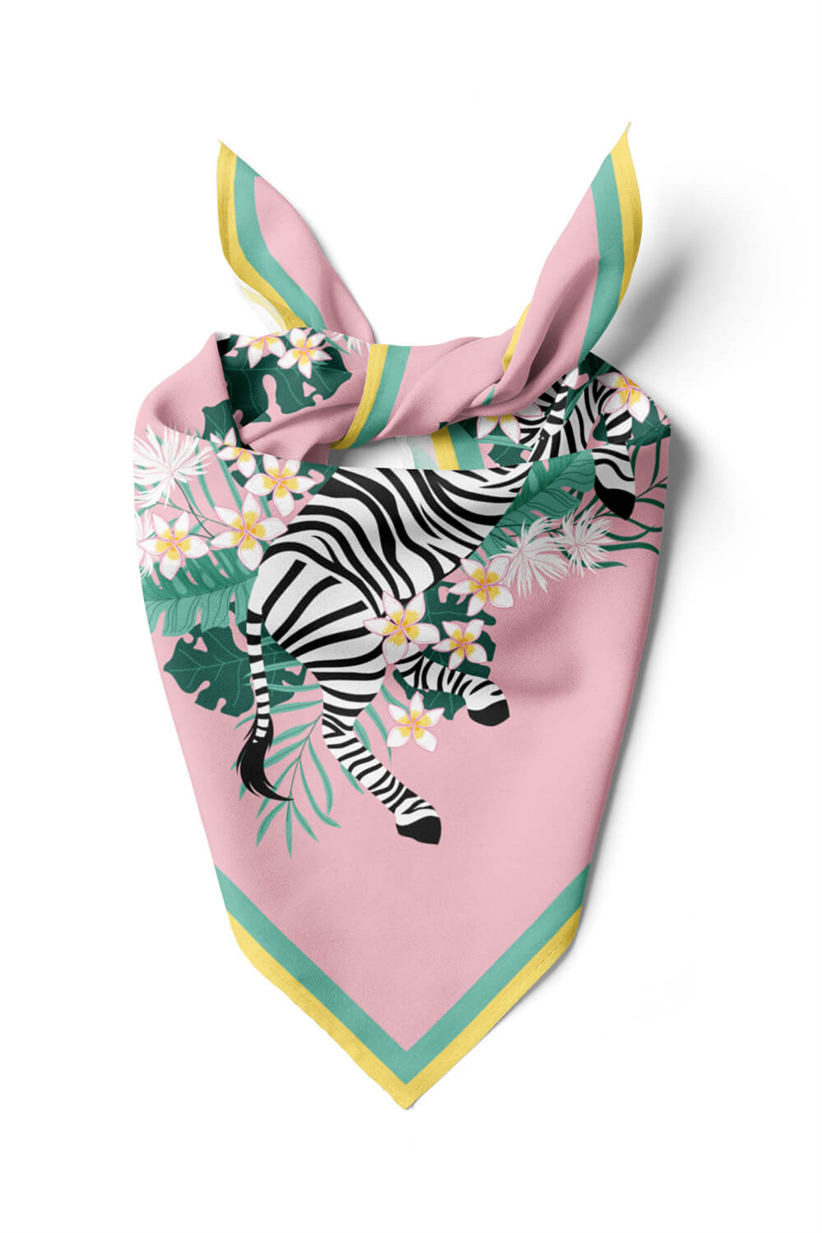 A39 Modabutik Zebra Desenli Bandana