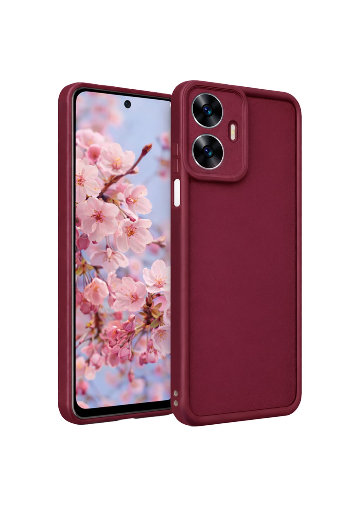 Realme C55 Kılıf – Kamera Çıkıntılı – Mat Silikon Telefon Kılıfı