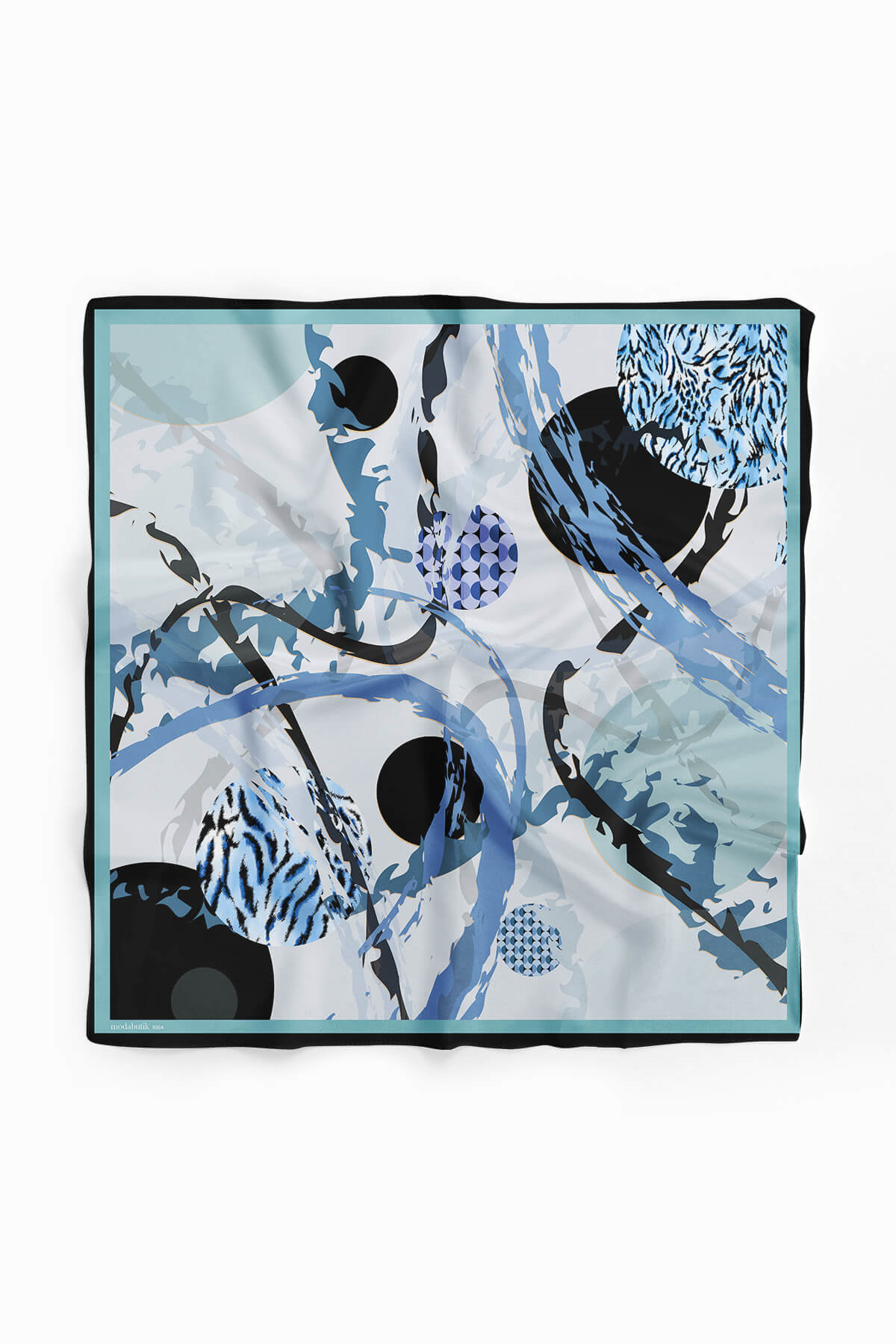 Y45 KADIN GEOMETRİK DESENLİ BANDANA (DG9864)