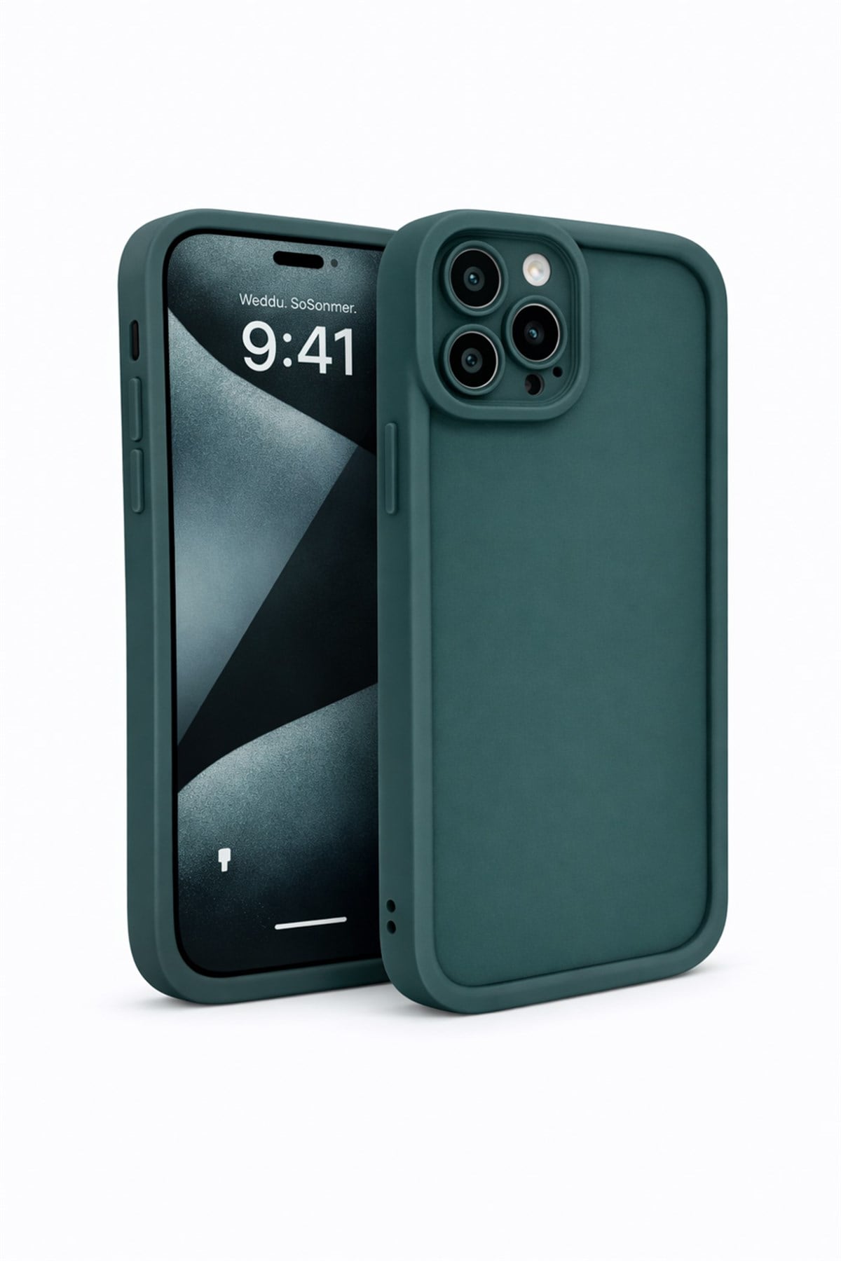 iPhone 12 PRO MAX Uyumlu Kamera Çıkıntılı Mat Silikon Telefon Kılıfı