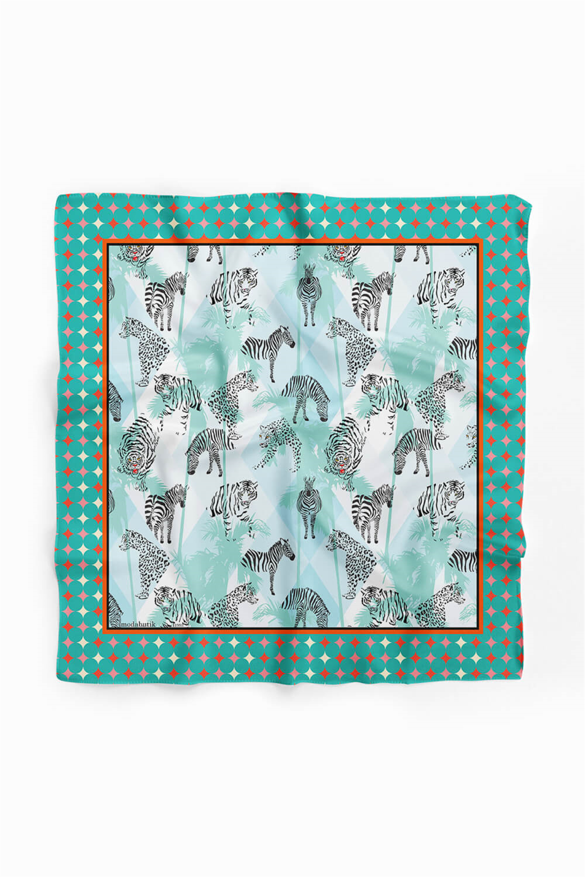 F77 ZEBRA TASARIMLI BANDANA