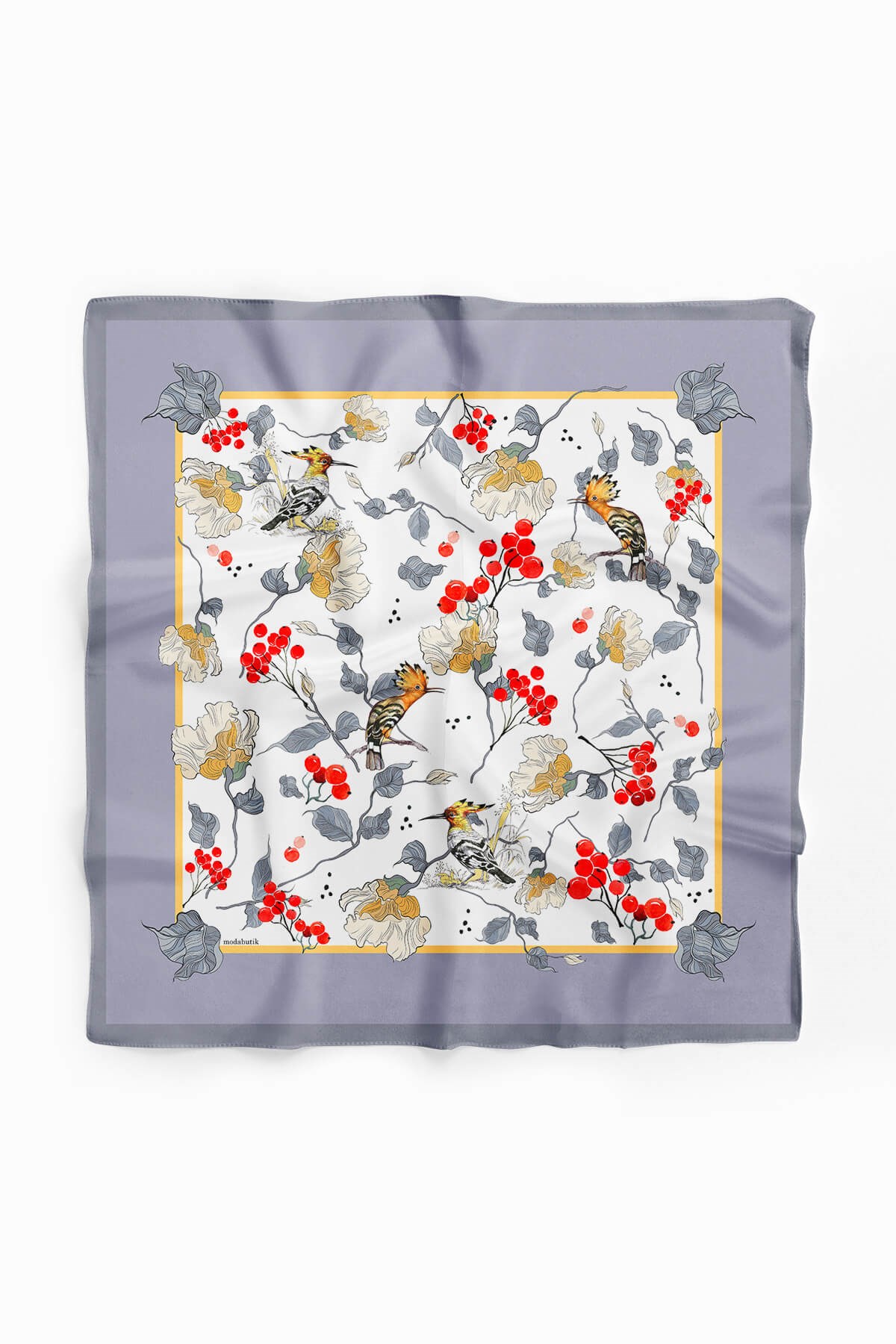 Violla H24 MODERN KUŞ DESENLİ BANDANA DG12231