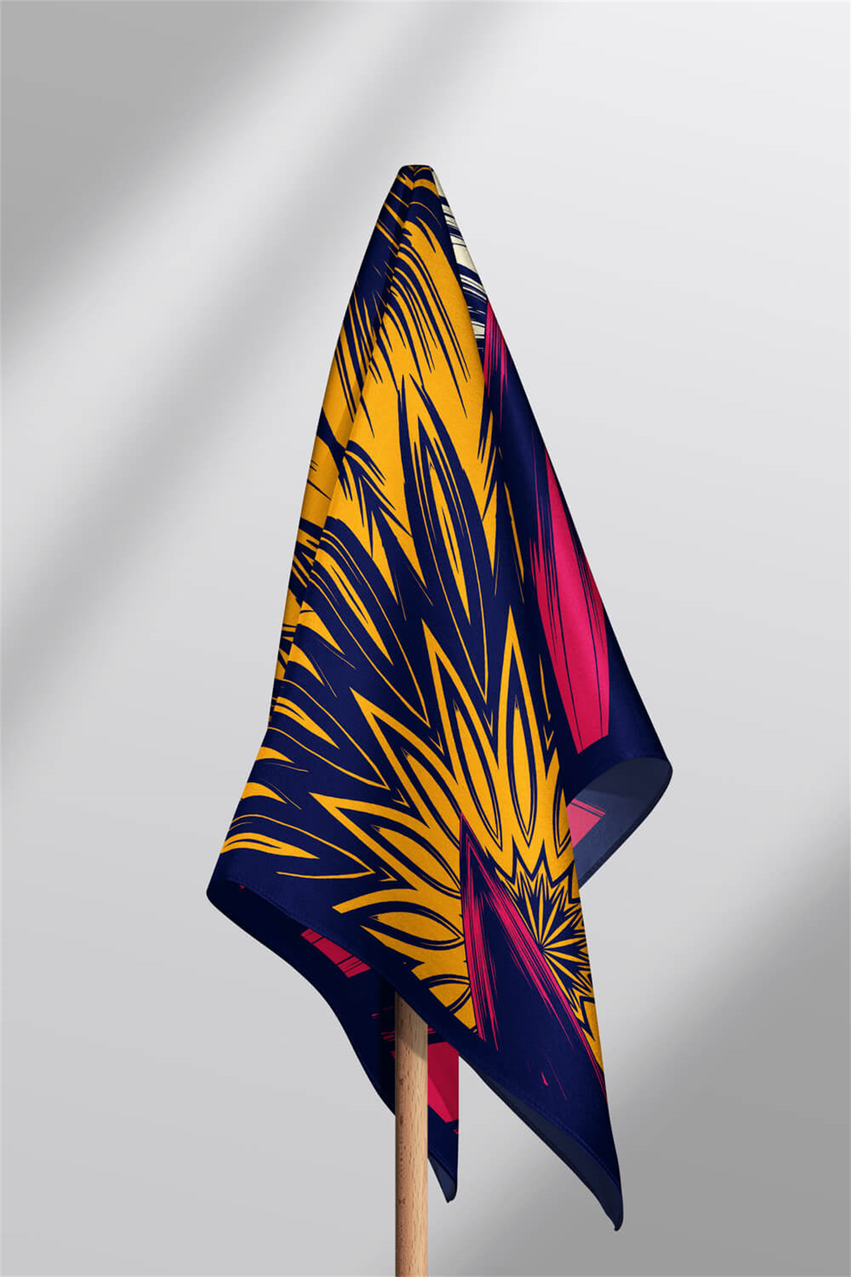 B47 Modabutik Çiçek Desenli Bandana