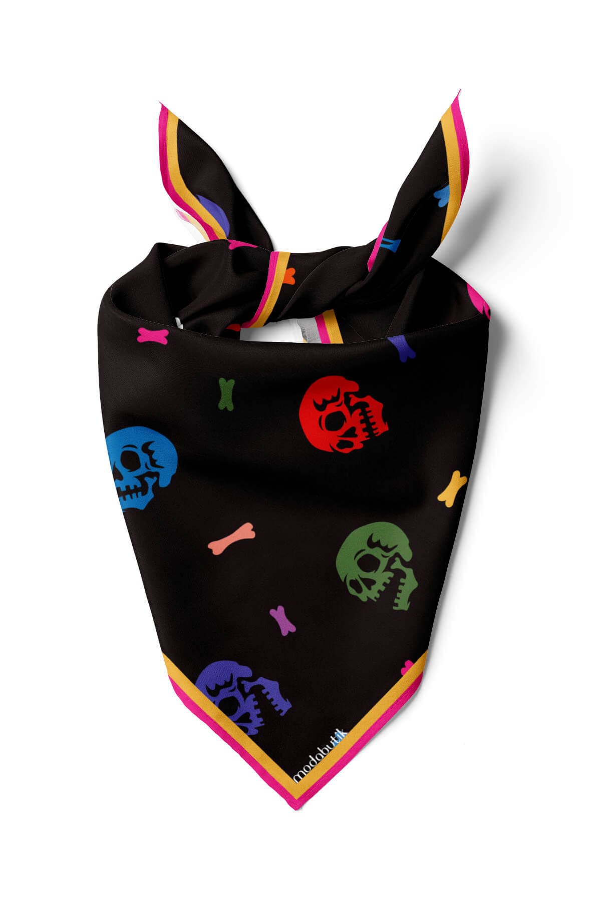 Violla Kurukafa Desenli Bandana
