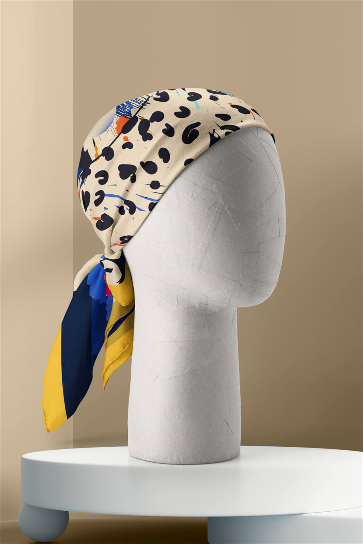 Modabutik Kaplan Desenli Bandana