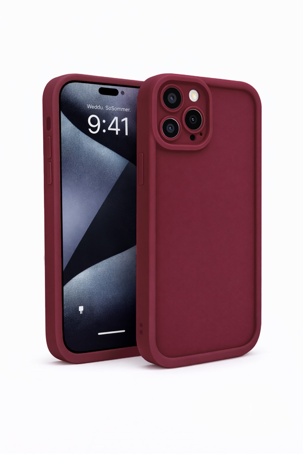 iPhone 13 Pro Kılıf – Kamera Çıkıntılı – Mat Silikon Telefon Kılıfı