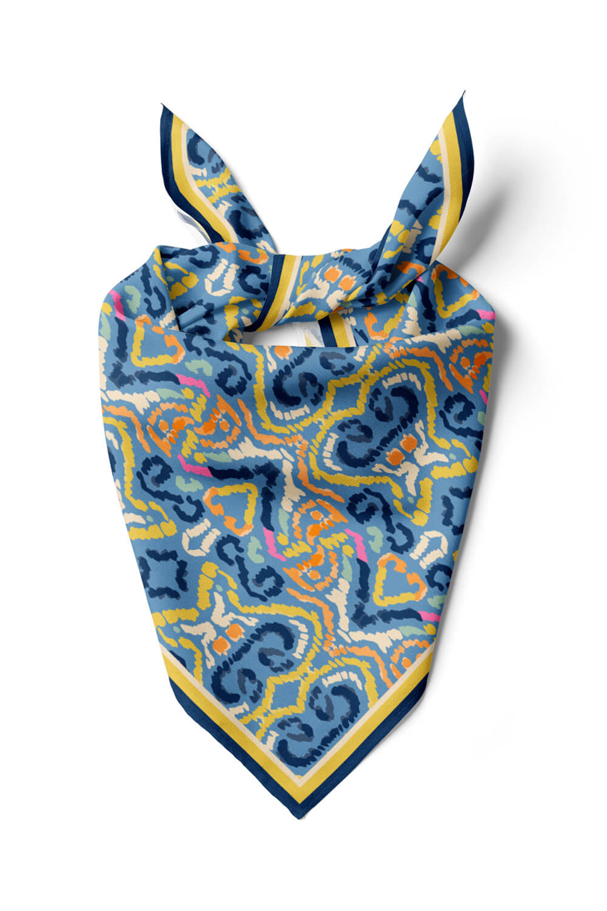 A52 Modabutik Geometrik Desenli Bandana