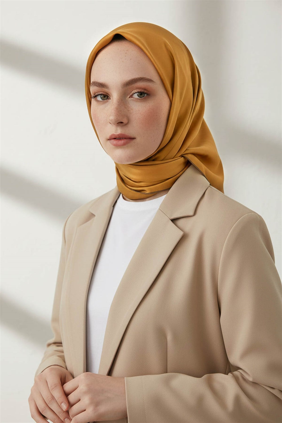 %100 Twill İpek Düz Desenli Eşarp 90x90 Eşarp Dikim Şekli : El Dikişi