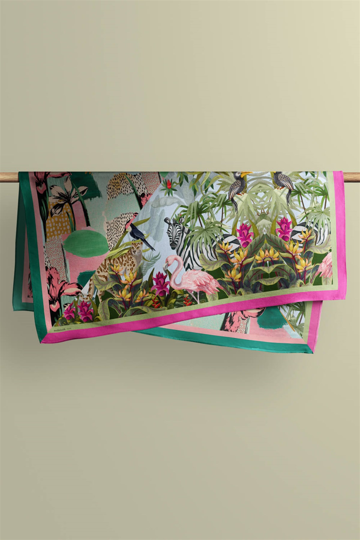 Violla A82 TROPICAL TASARIMLI BANDANA DG12458