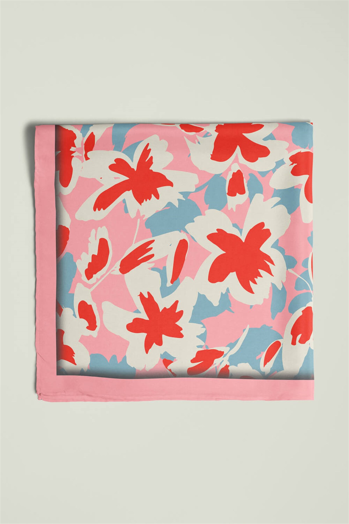 Violla Çiçek Desenli Bandana