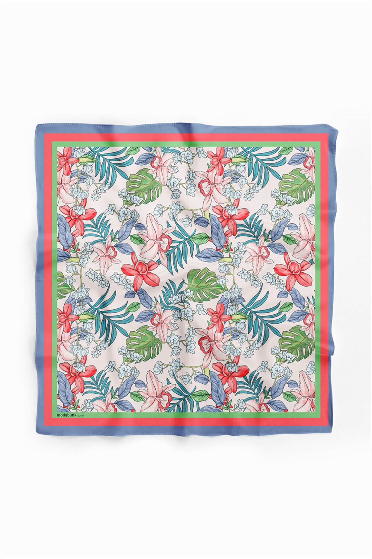F57 TROPICAL FLOWERS BANDANA