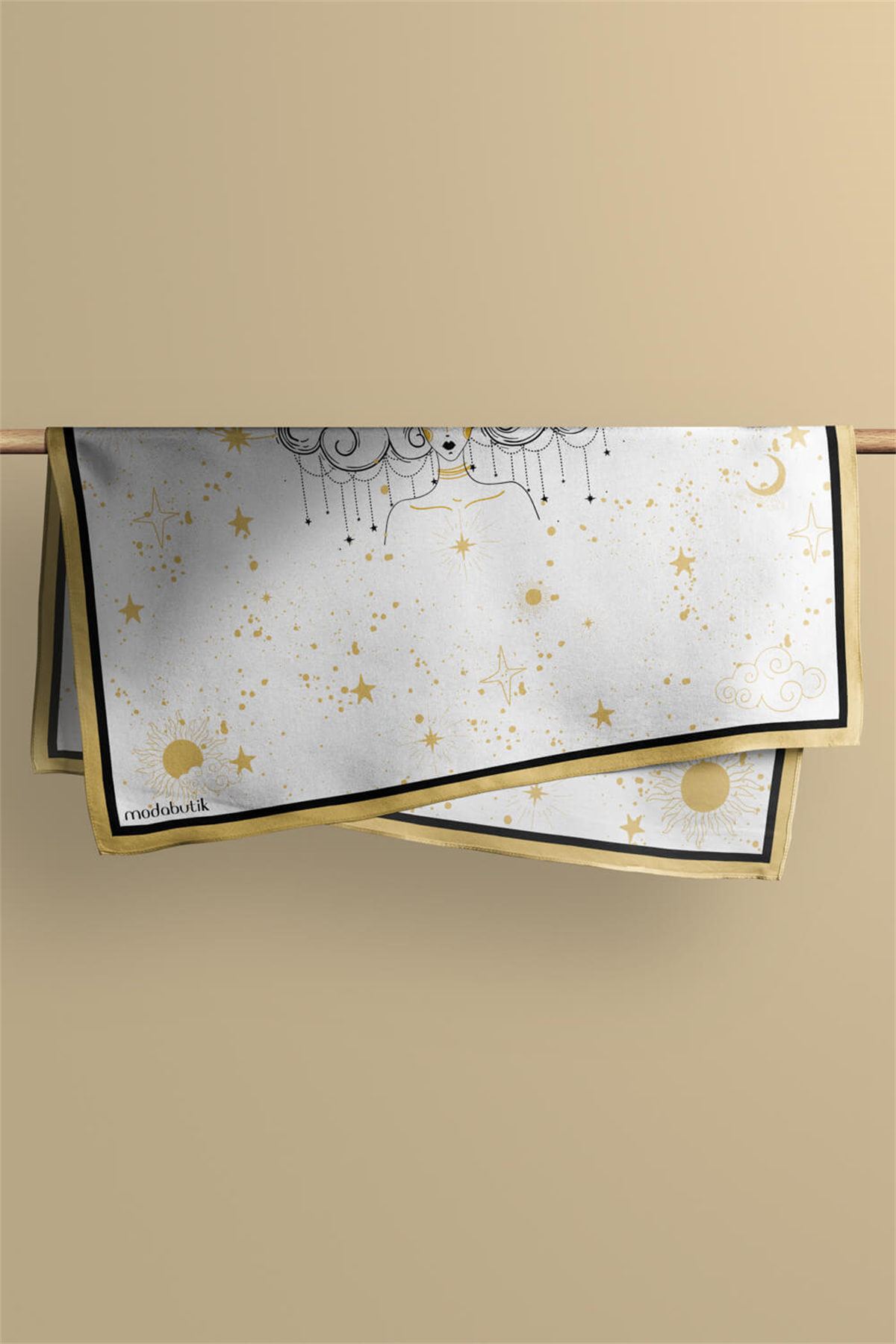 Modabutik Gold Star Bandana