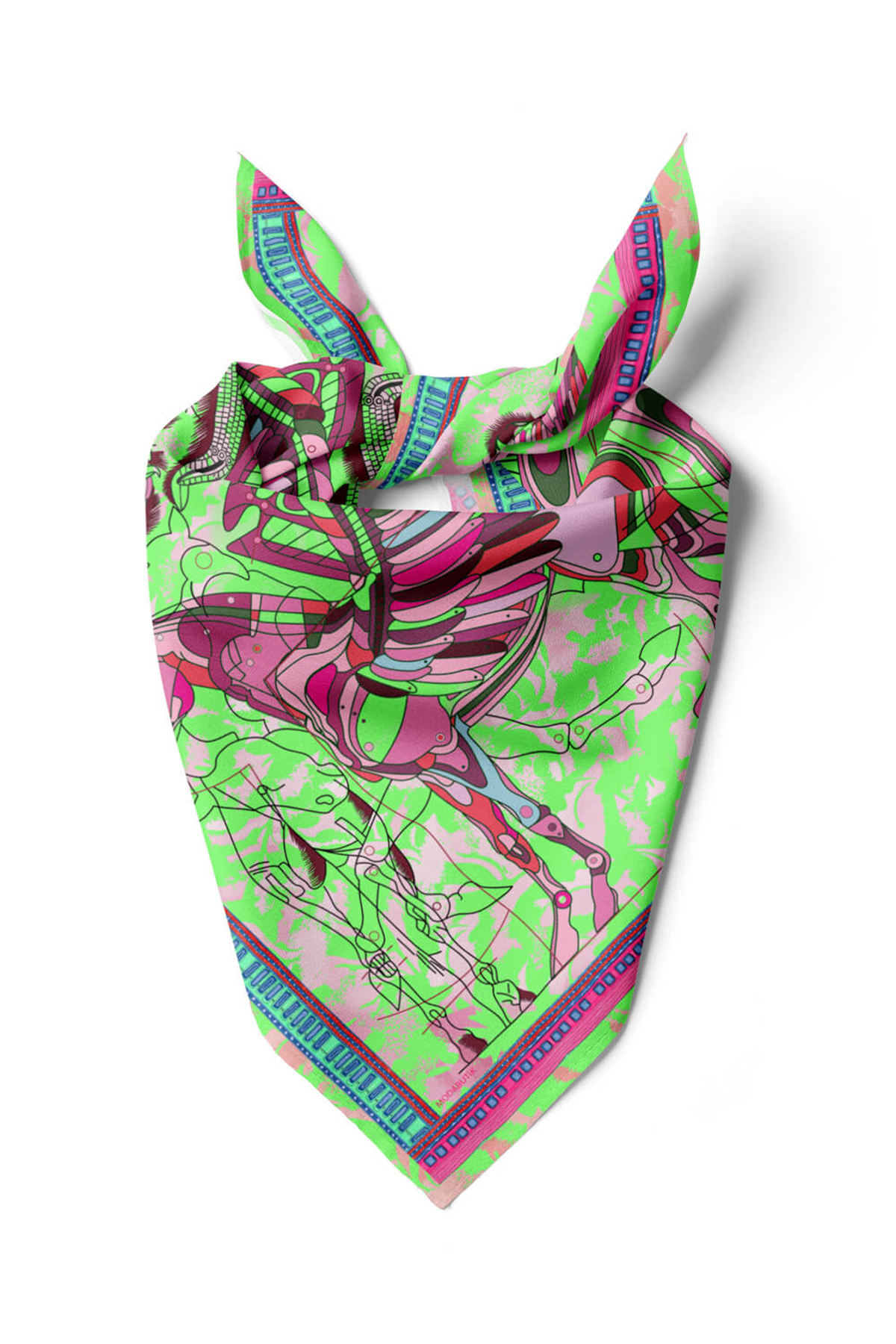 D39 KADIN DESENLİ BANDANA