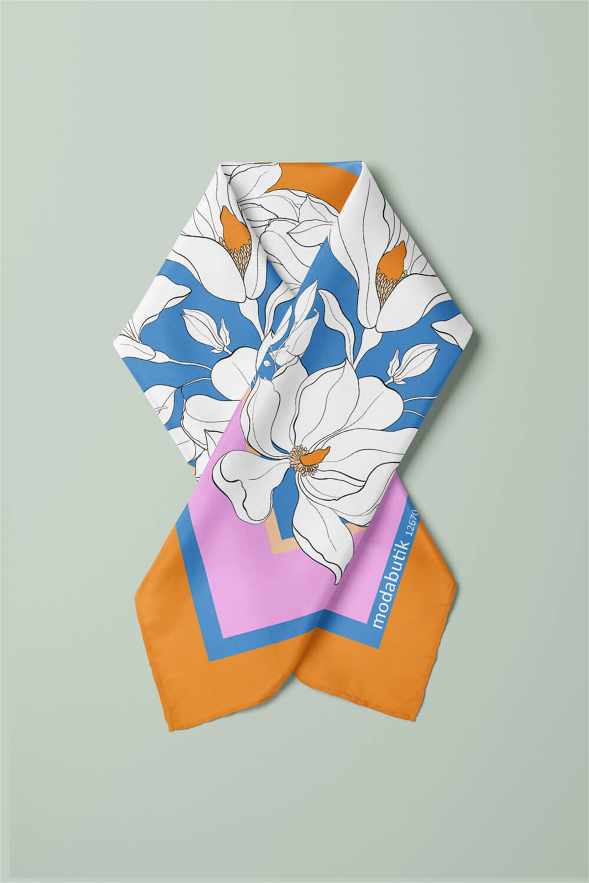F103 MODERN ABSTRACT TASARIMLI BANDANA