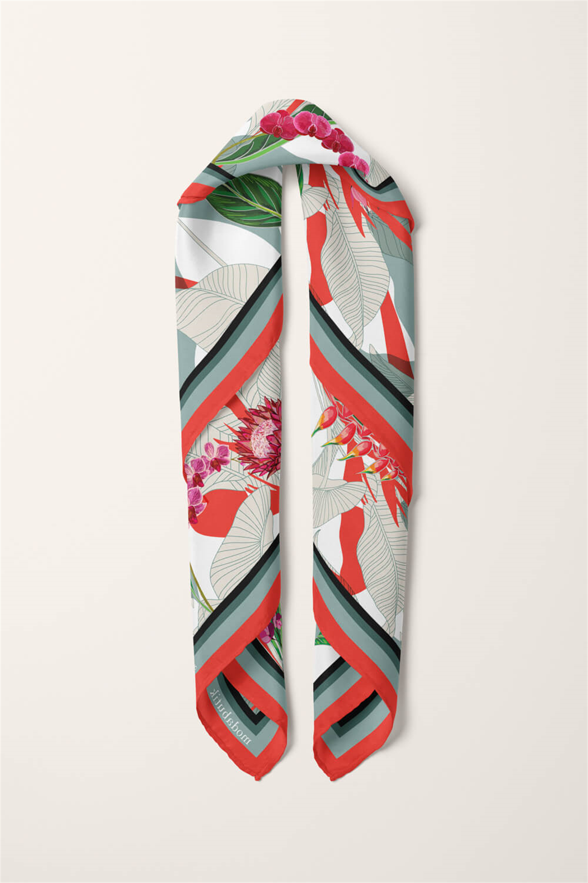 D85 TROPIC ÇİÇEKLİ BANDANA DG12098