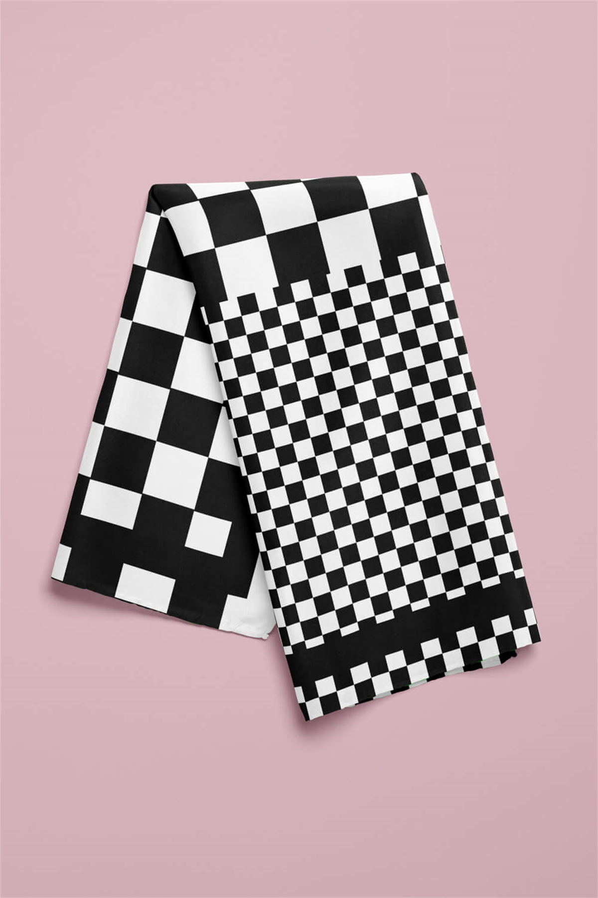 C119 Modabutik Köpek Bandanası Siyah Beyaz