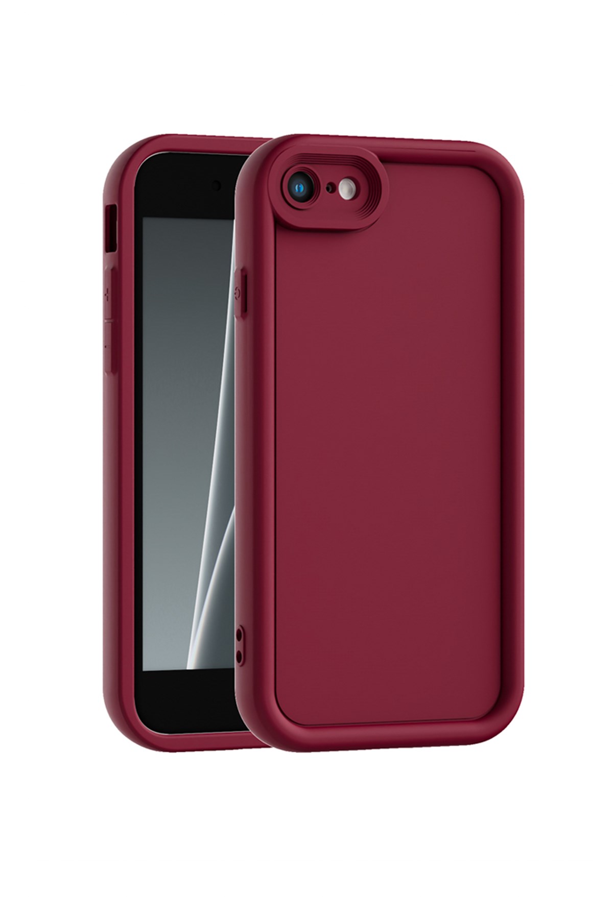 iPhone 7 / iPhone 8 / iPhone SE2 / iPhone SE3 Kılıf – Kamera Çıkıntılı – Mat Silikon Telefon Kılıfı