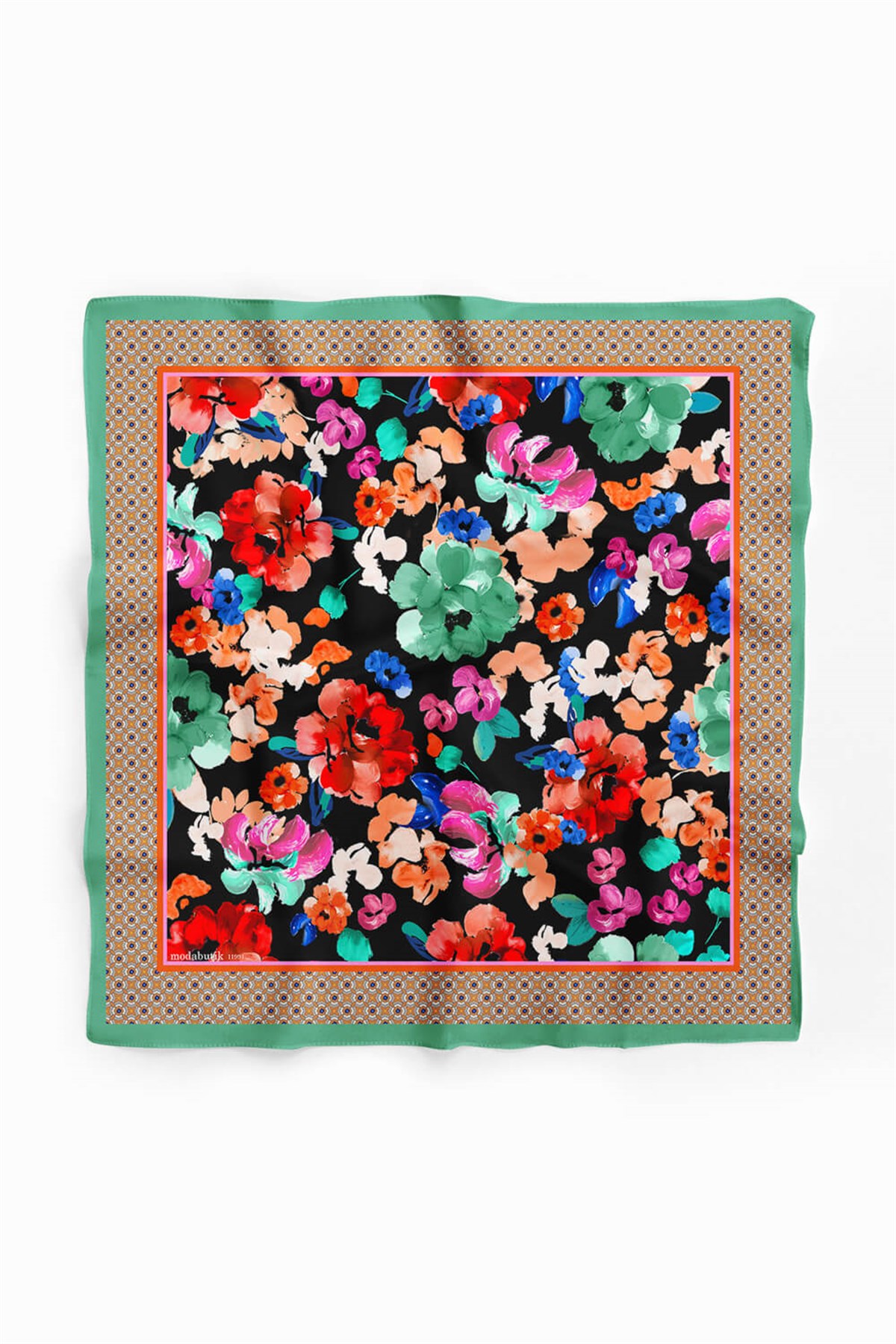 Violla F82 WATERCOLOR FLOWERS BANDANA  DG11991