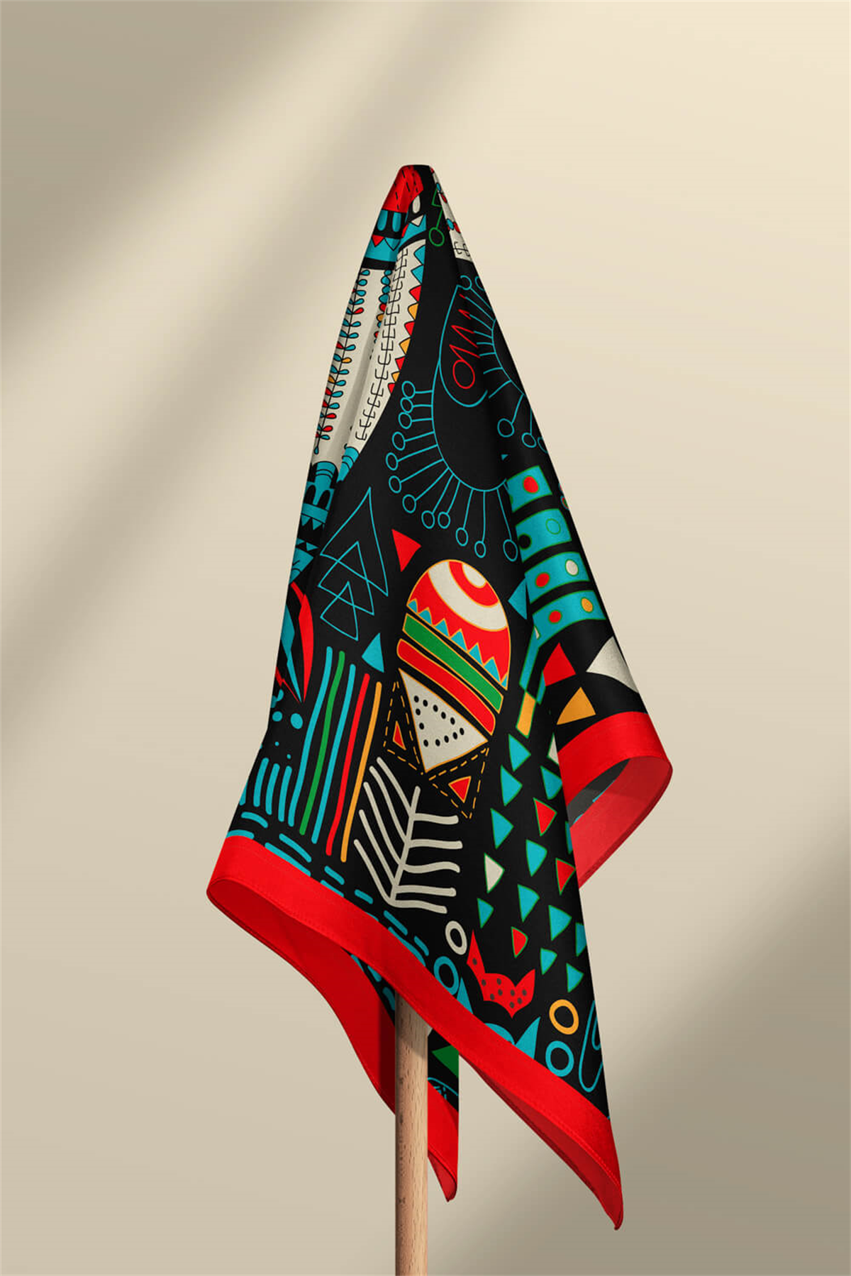 G97 Modabutik Balık Desenli Bandana