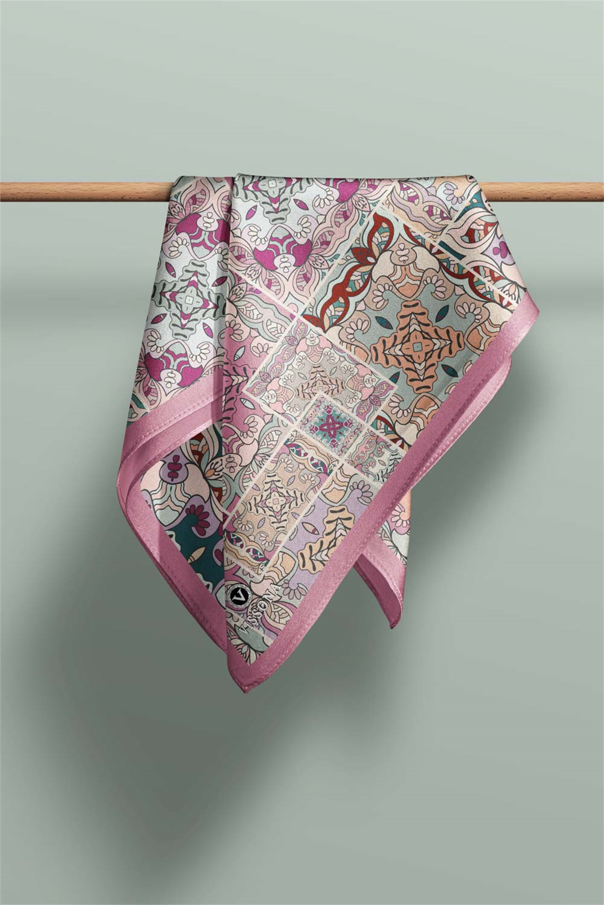 100% Silk Headscarf for Women - 22