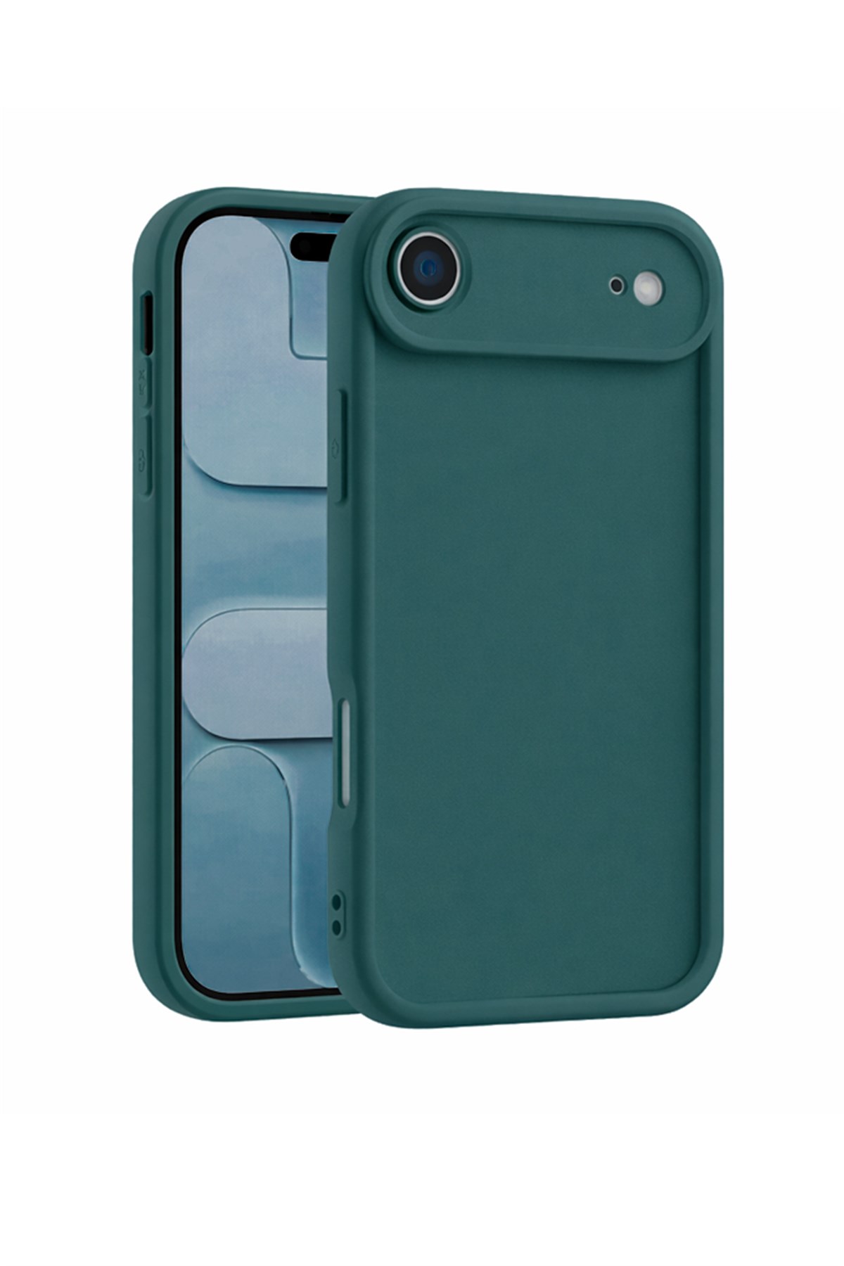 iPhone 17 Air Kılıf – Kamera Çıkıntılı – Mat Silikon Telefon Kılıfı
