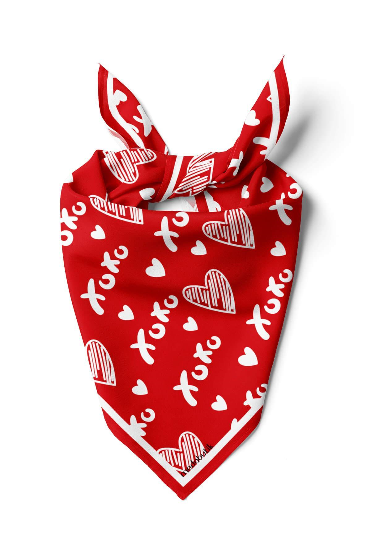 F5  Modabutik XOXO Desenli Bandana